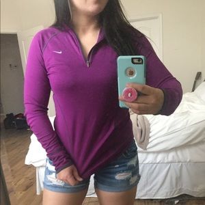 Nike purple dri-fit top size medium